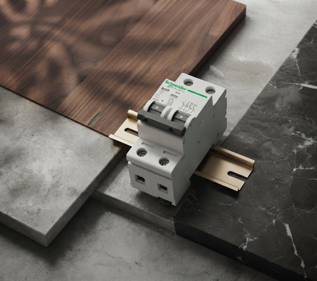 Schneider Electric Easy9 single pole circuit breakers, 6 to 32 amp