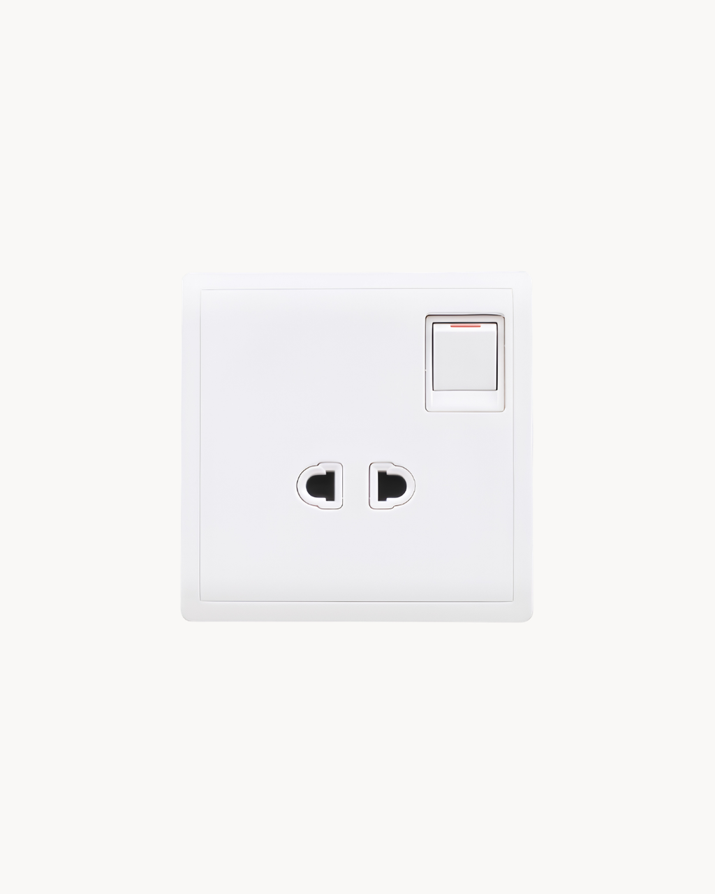 Schneider Pieno 10 A 2 pin switched socket, White