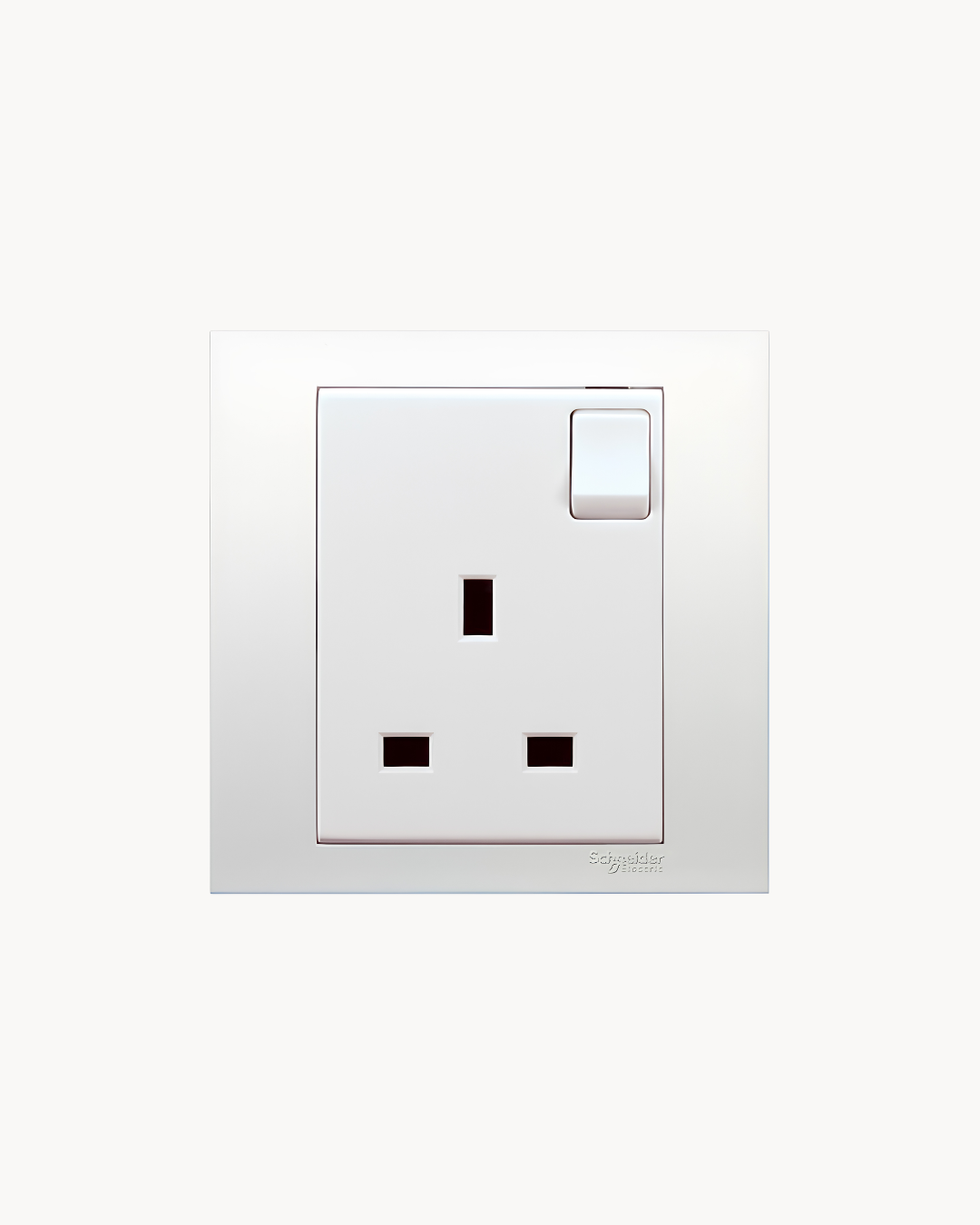 Schneider Vivace 13 A switched socket, white