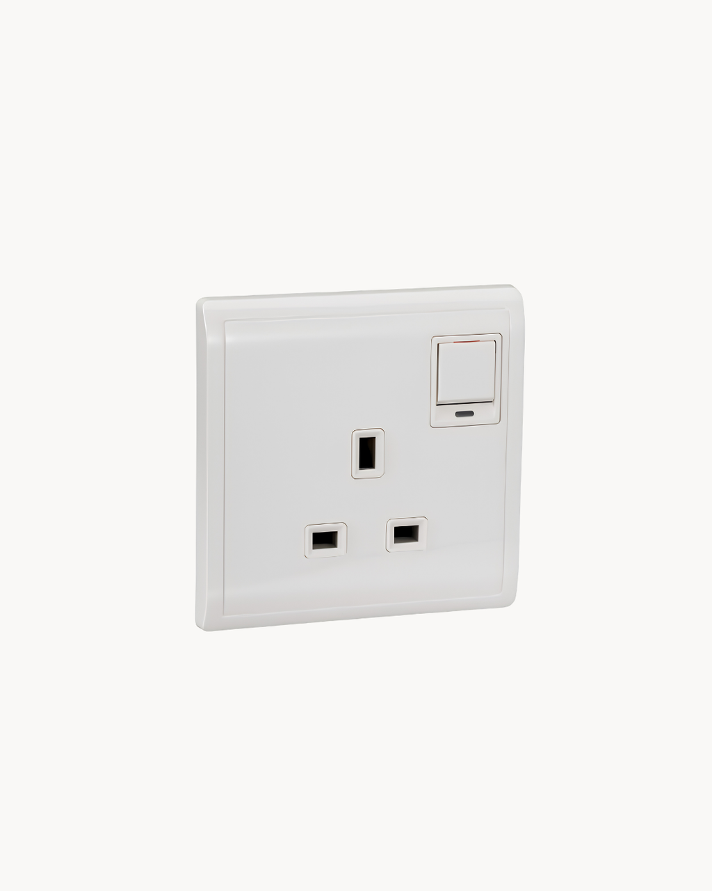 Schneider Pieno 13 A switched socket, White