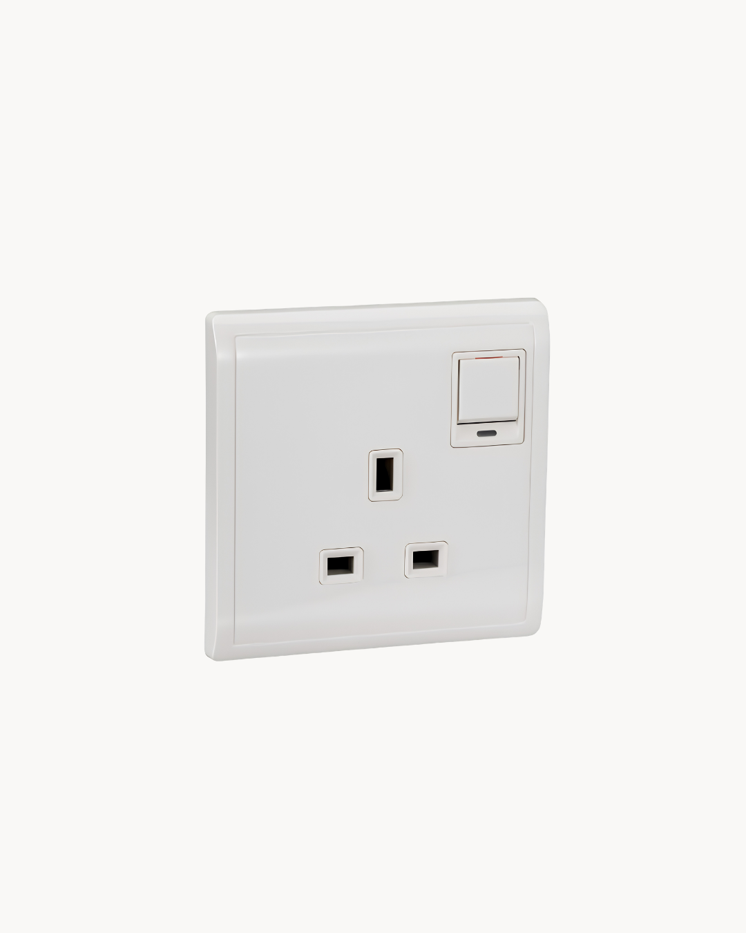 Schneider Pieno 13 A switched socket, White