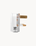 Schneider 13 A plug top, angled view