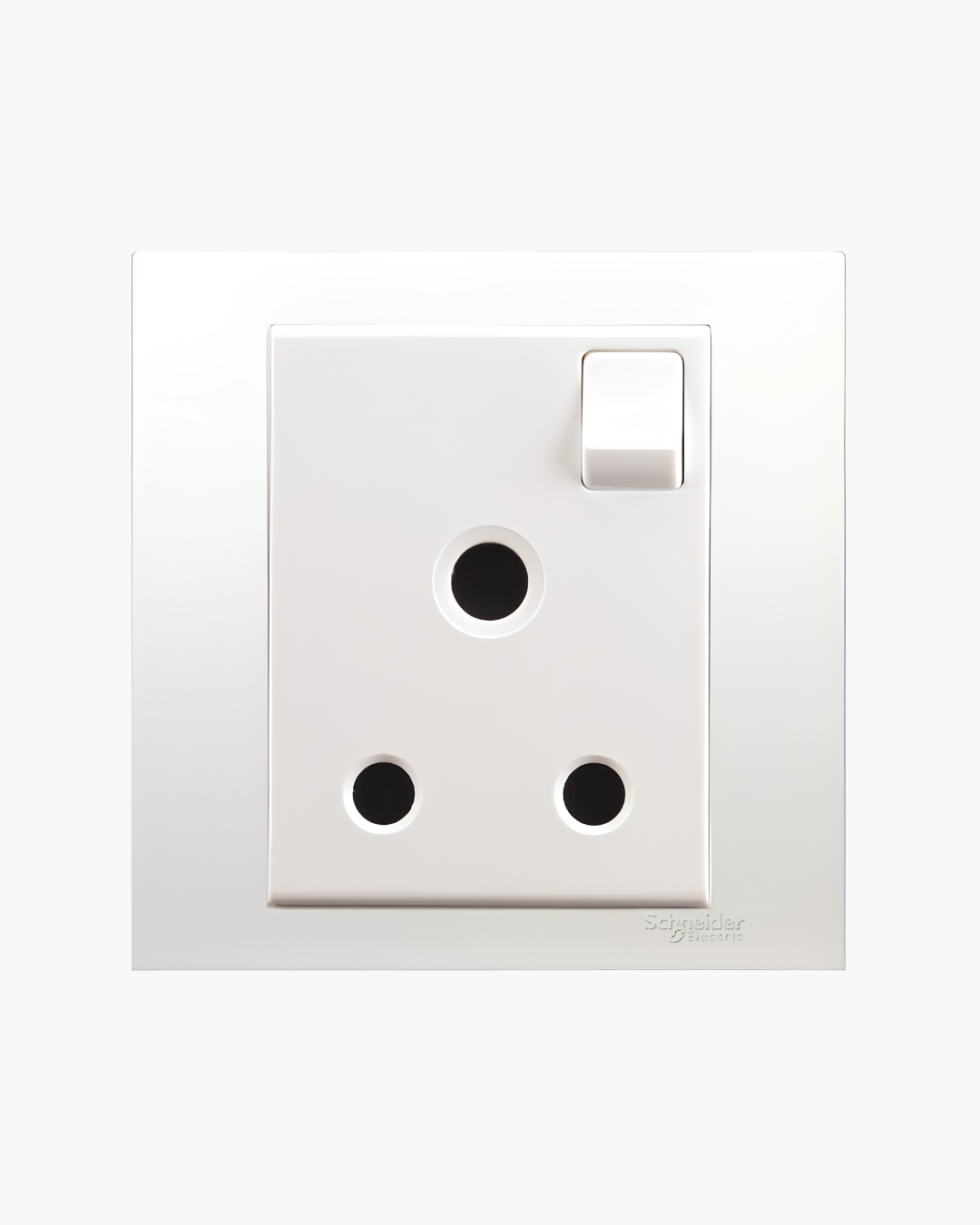 Schneider Vivace 15 A switched socket, white