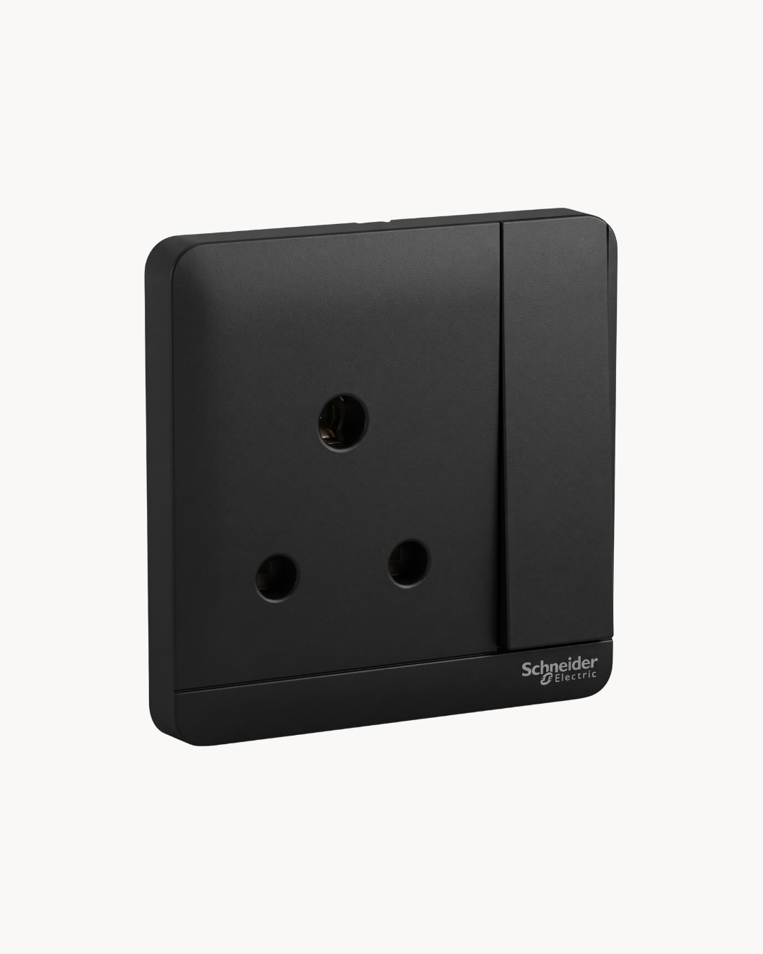 Schneider AvatarOn 15 A switched socket, Dark Grey