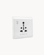 Schneider Pieno 16 A international socket, White