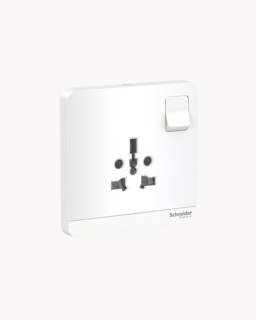 Schneider AvatarOn 16 A international socket, White