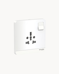 Schneider AvatarOn 16 A international socket, White