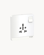 Schneider AvatarOn 16 A international socket, White