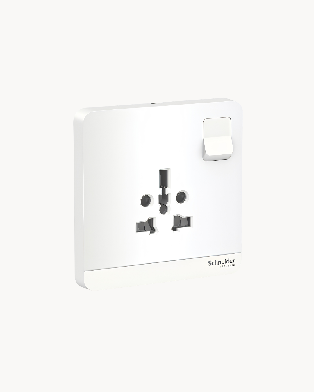 Schneider AvatarOn 16 A international socket, White