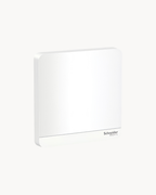 Schneider AvatarOn 1 gang blank plate, White