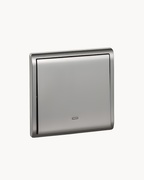 Schneider Pieno 1 gang 2 way switch, Aluminium Silver