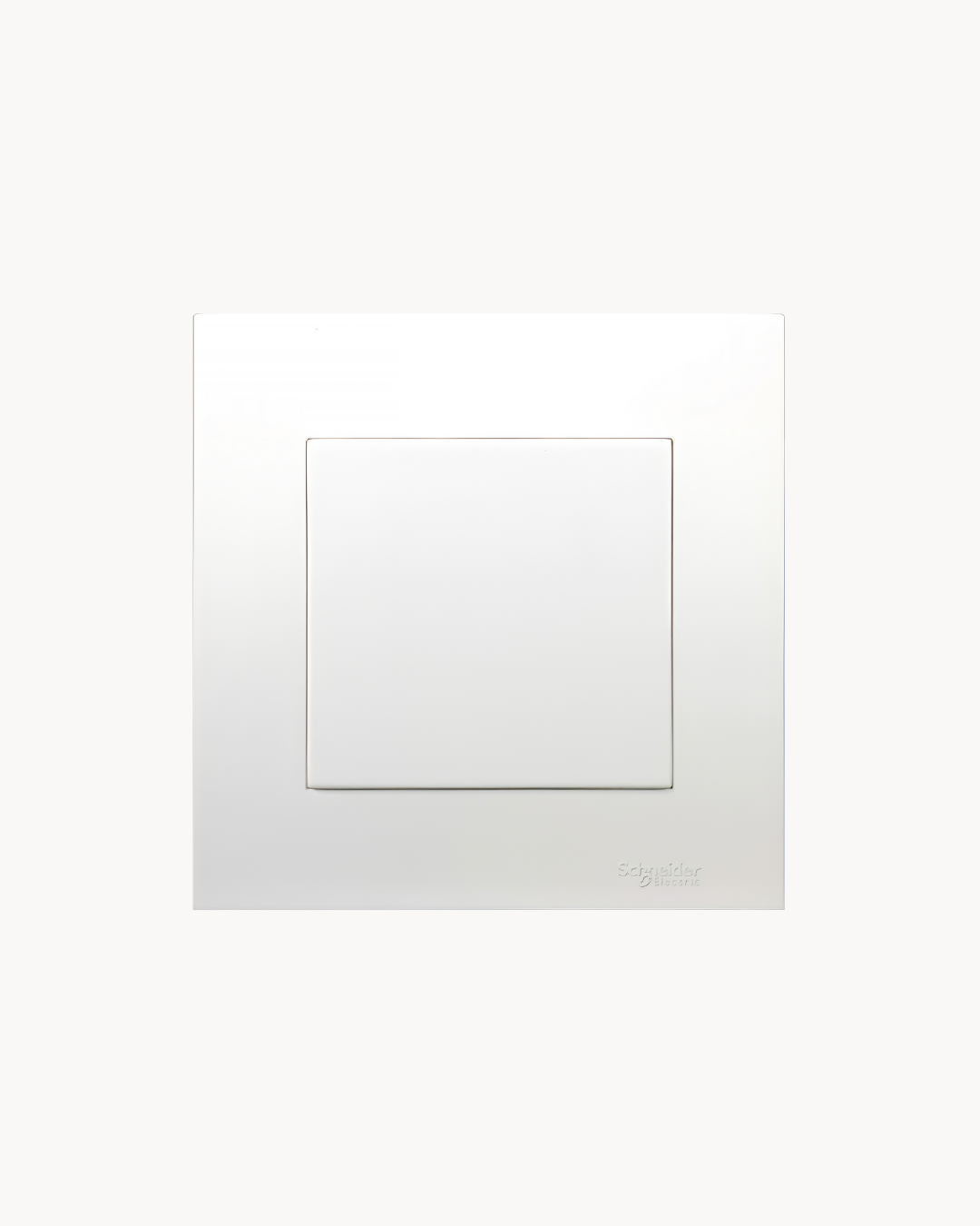 Schneider Vivace 1 gang blank plate, white