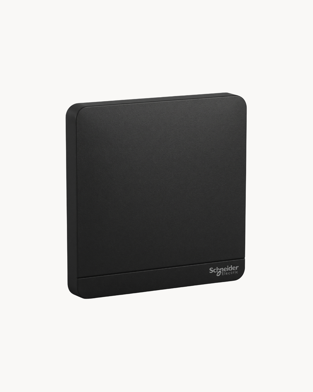 Schneider AvatarOn 1 gang blank plate, Dark Grey