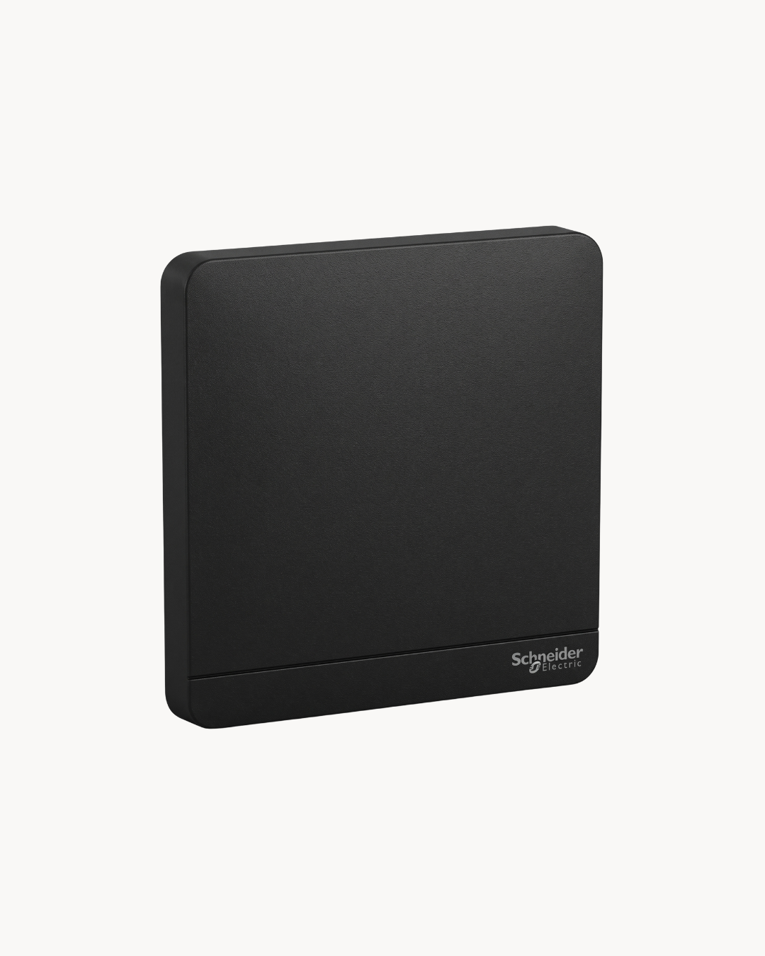 Schneider AvatarOn 1 gang blank plate, Dark Grey