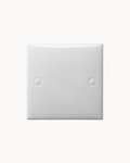 Schneider S-Classic 1 gang blank plate, white