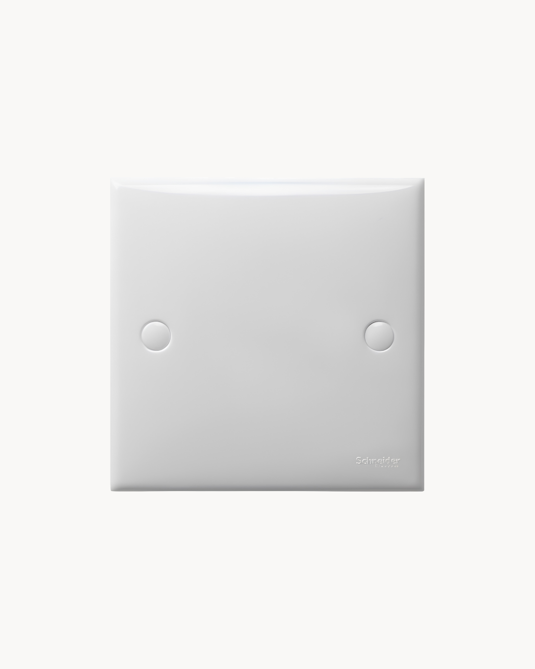 Schneider S-Classic 1 gang blank plate, white