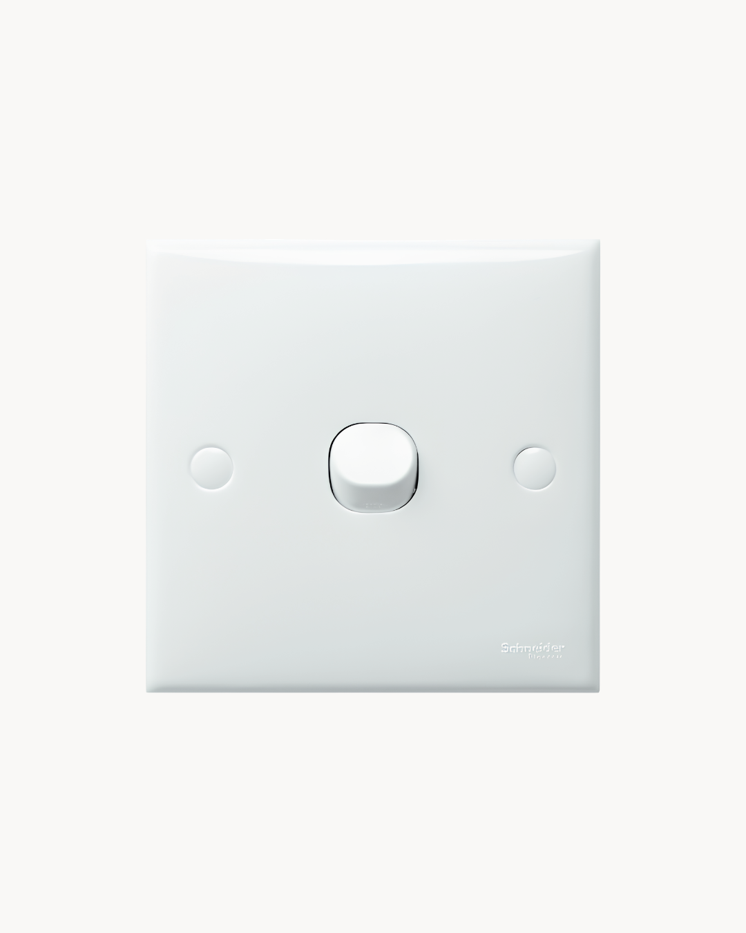 Schneider S-Classic 10AX 1 gang switch, white