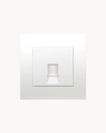 Schneider Vivace 1 gang shuttered plate, white