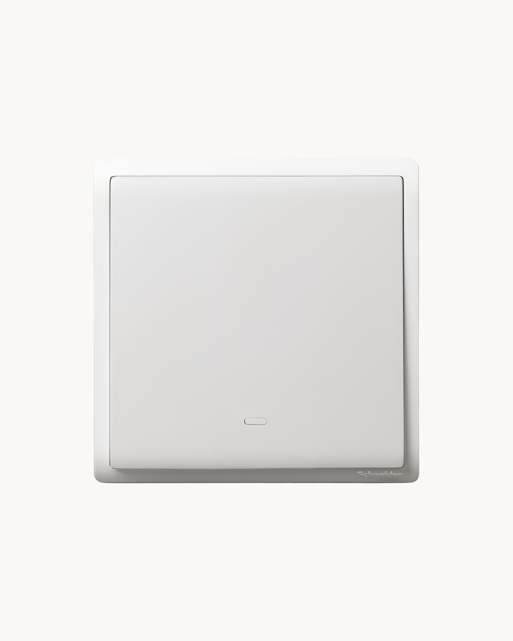 Schneider Pieno 1 gang 1 way switch, White
