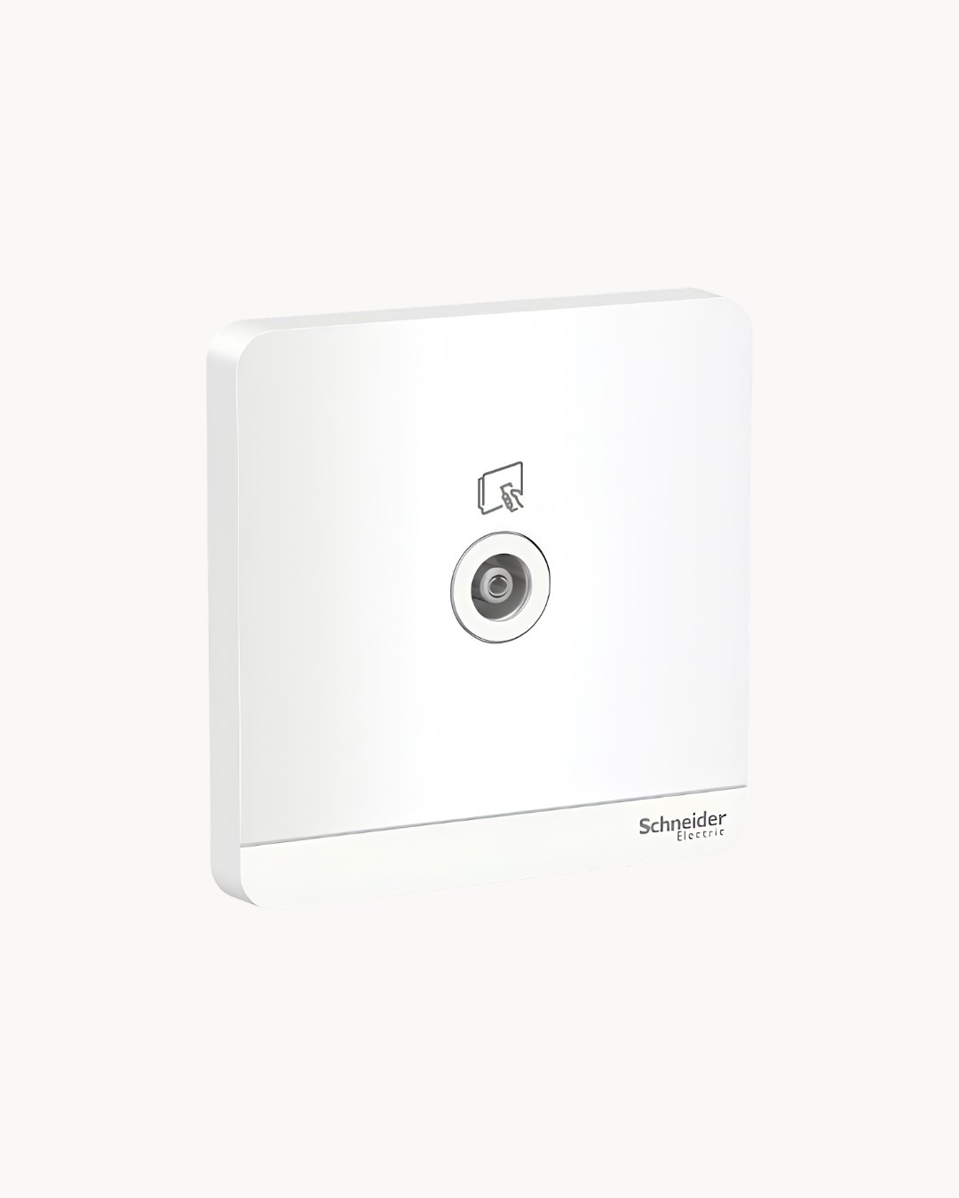 Schneider AvatarOn 1 gang TV outlet, White