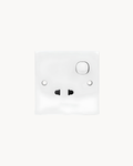 Schneider S-Classic 10 A universal switched socket, white