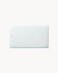 Schneider S-Classic 2 gang blank plate, white