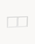 Schneider Vivace E 2 gang cover frame, white