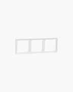 Schneider Vivace E 3 gang cover frame, white