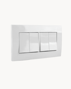 Schneider Vivace 16AX 4 gang 1 way switch, white