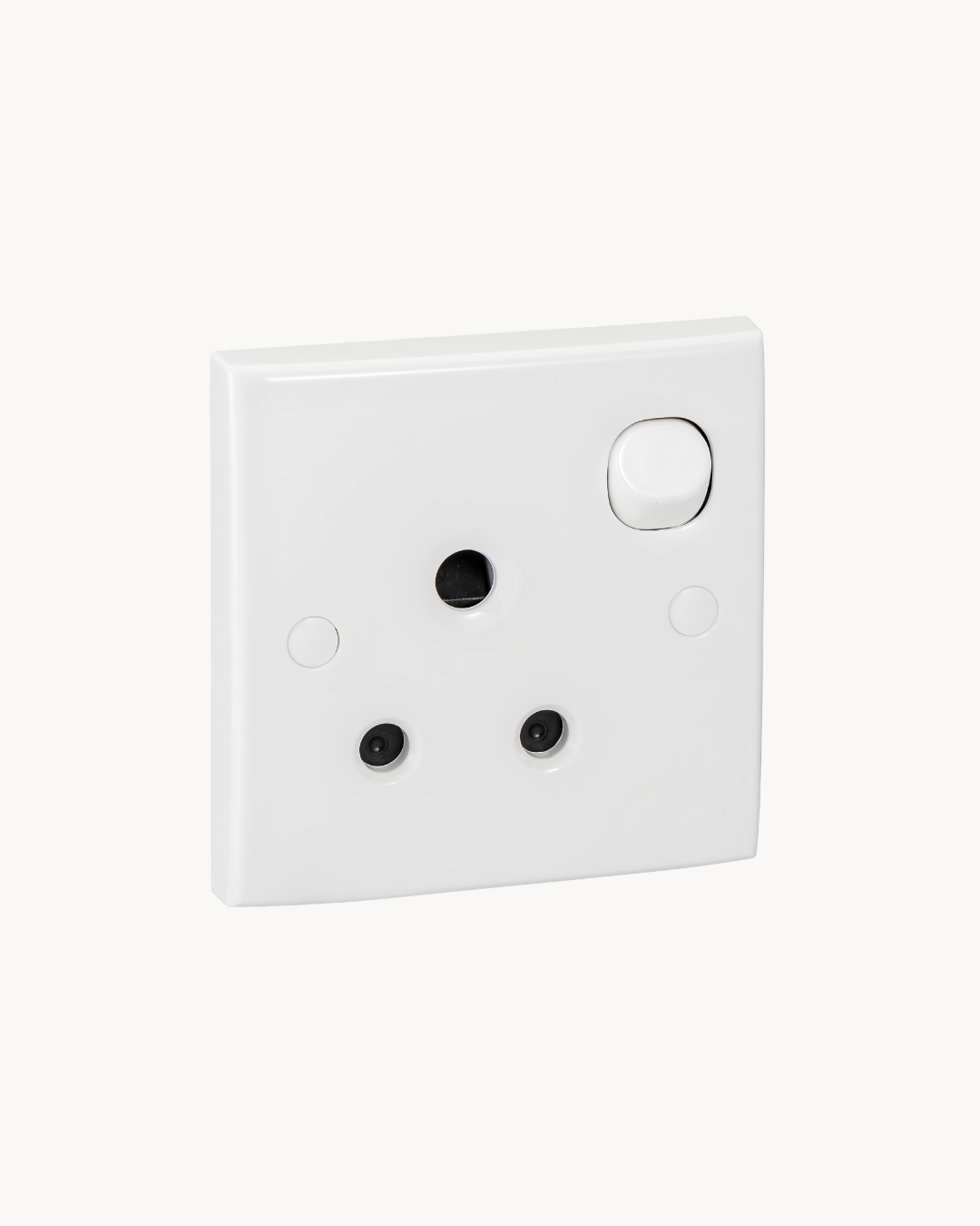 Schneider S-Classic 5 A switched socket, white