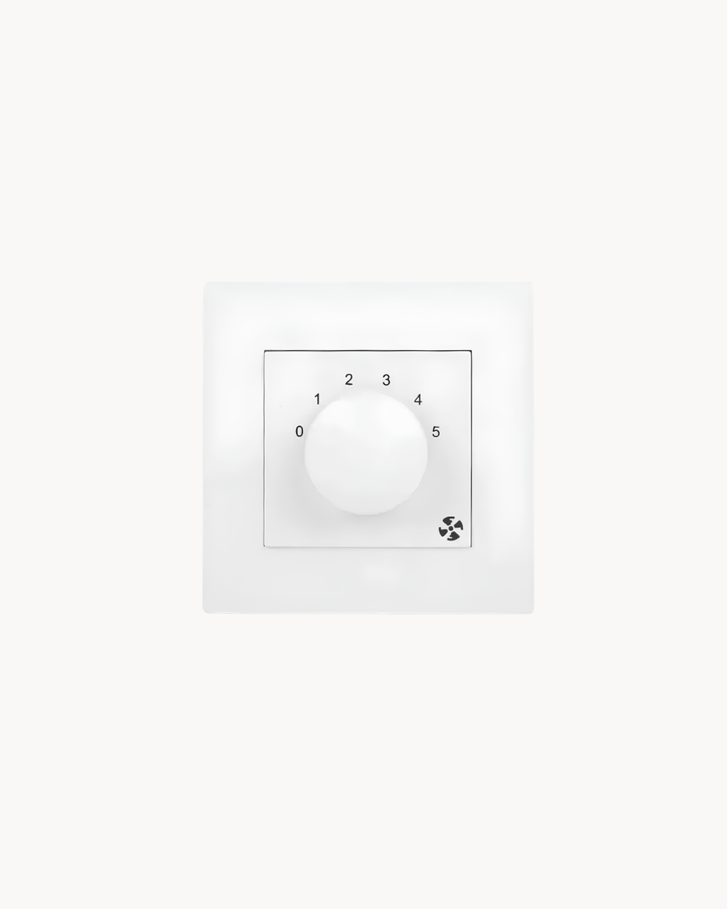 Schneider Vivace 5 speed fan controller, white