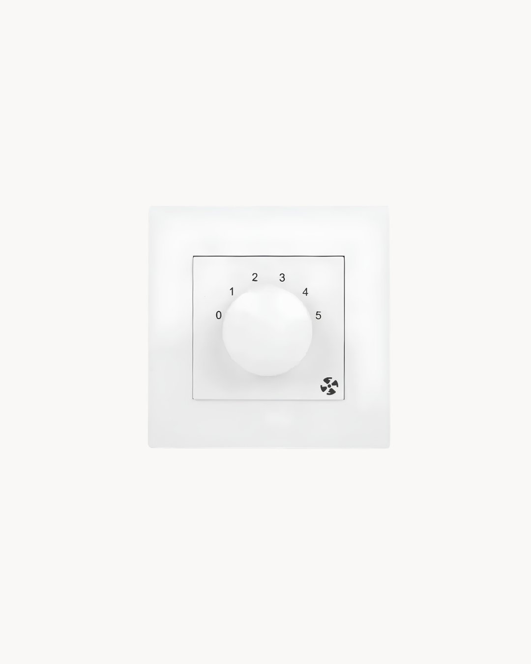 Schneider Vivace 5 speed fan controller, white