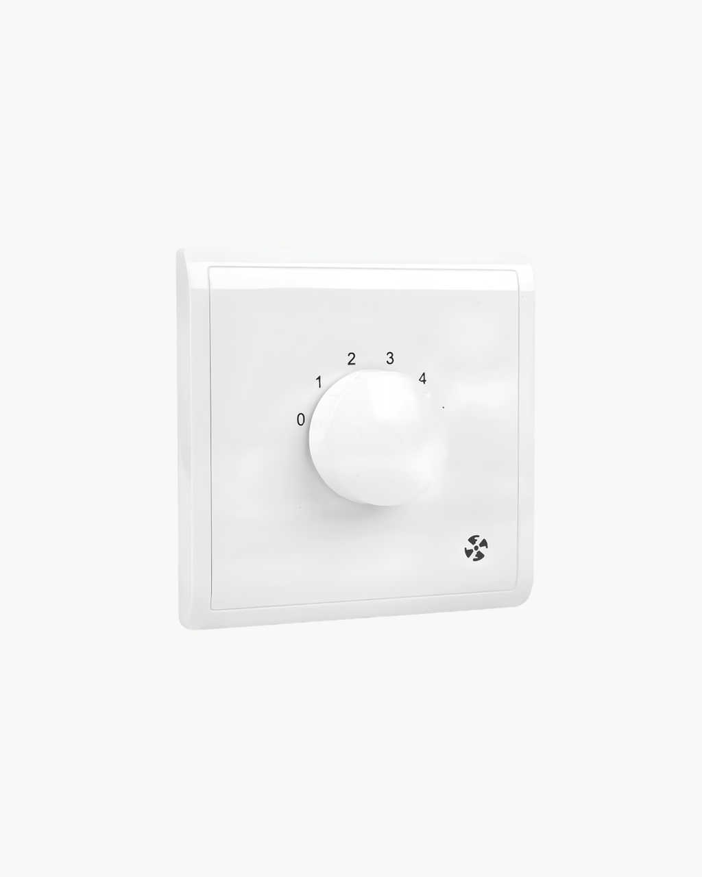 Schneider Pieno 5 speed fan controller, White