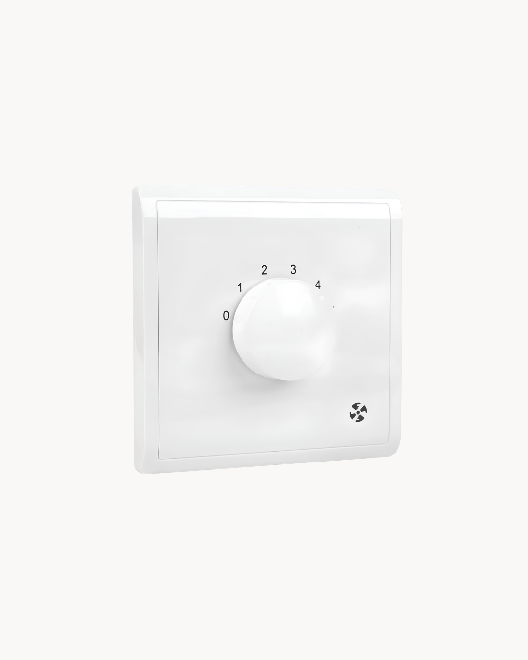 Schneider Pieno 5 speed fan controller, White