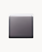 Schneider Pieno 1 gang blank plate, Aluminium Silver