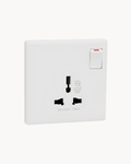 Schneider Vivace E 13 A international switched socket, white