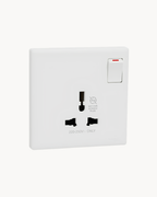 Schneider Vivace E 13 A international switched socket, white