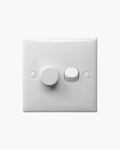 Schneider S-Classic light dimmer, white