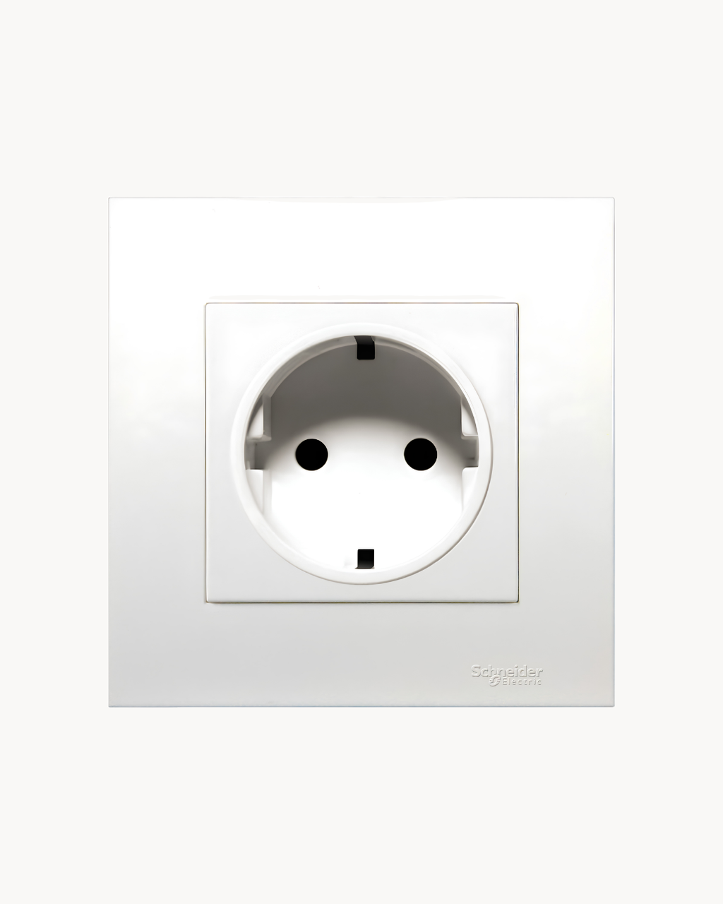 Schneider Vivace 16 A Schuko socket, white