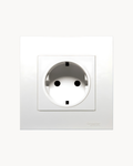 Schneider Vivace 16 A Schuko socket, white