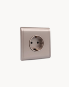 Schneider Pieno 16 A Schuko socket, Wine Gold