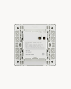 Schneider Vivace E 21W USB A and C charger, white, angled view