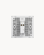Schneider Vivace E 16AX 1 gang 2 way switch, white, angled view
