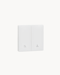 Schneider Vivace E 2 gang hotel switch, DND and PCU, white