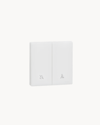 Schneider Vivace E 2 gang hotel switch, DND and PCU, white