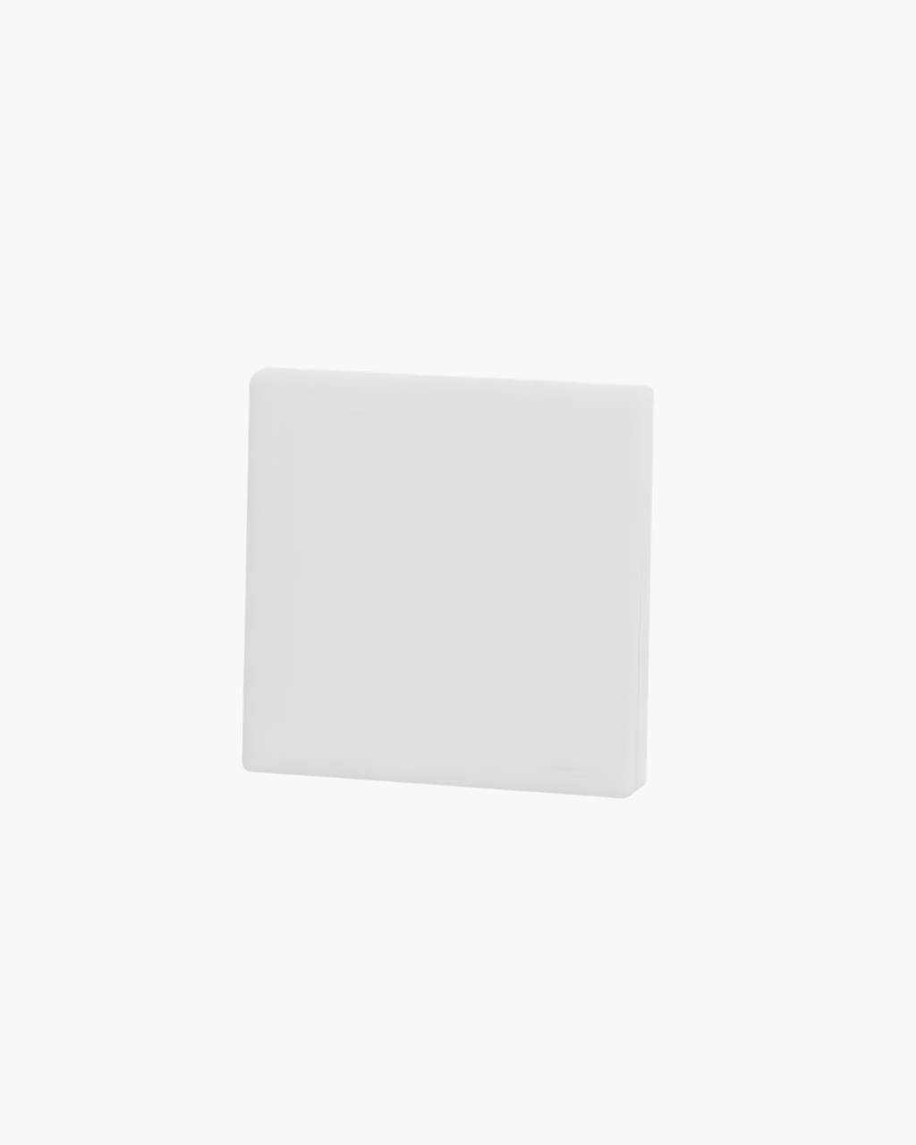Schneider Vivace E 16AX 1 gang 2 way switch, white, detail view