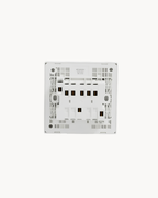 Schneider Vivace E 16AX 4 gang switch, white, detail view