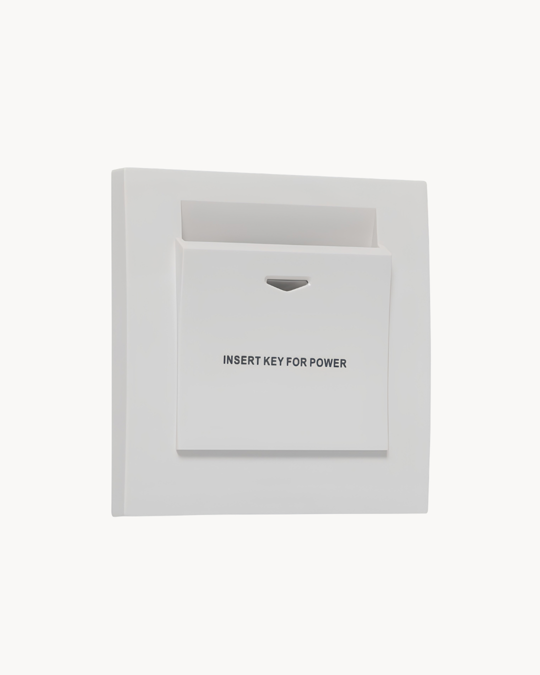 Schneider Vivace E hotel keycard switch, white