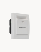 Schneider Vivace E hotel keycard switch, white, angled view