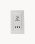 Schneider Vivace E universal shaver socket, white